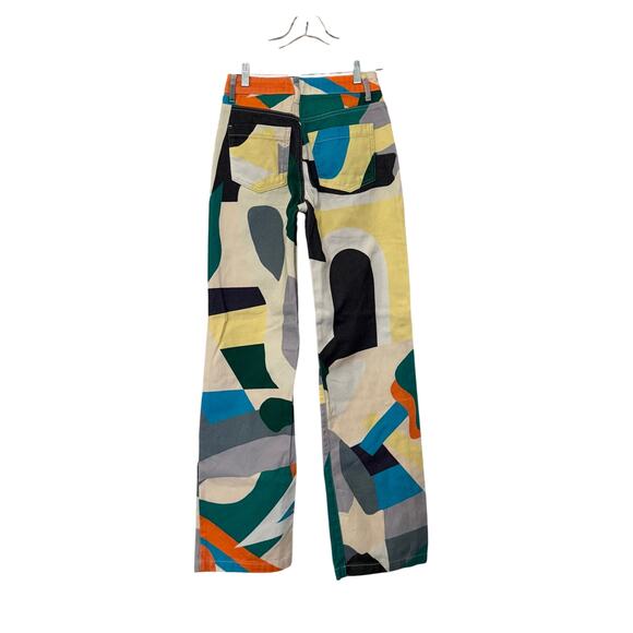 nwt Jaded London Abstract Art Print Boyfriend Jeans Multicolor size 25 W25 - Picture 6 of 10